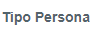 5. Tipo Persona