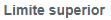 6. Limite superior