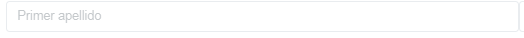 8. Campo de edición primer  apellido