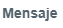 3. Mensaje