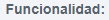 7. Funcionalidad