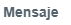3. Mensaje