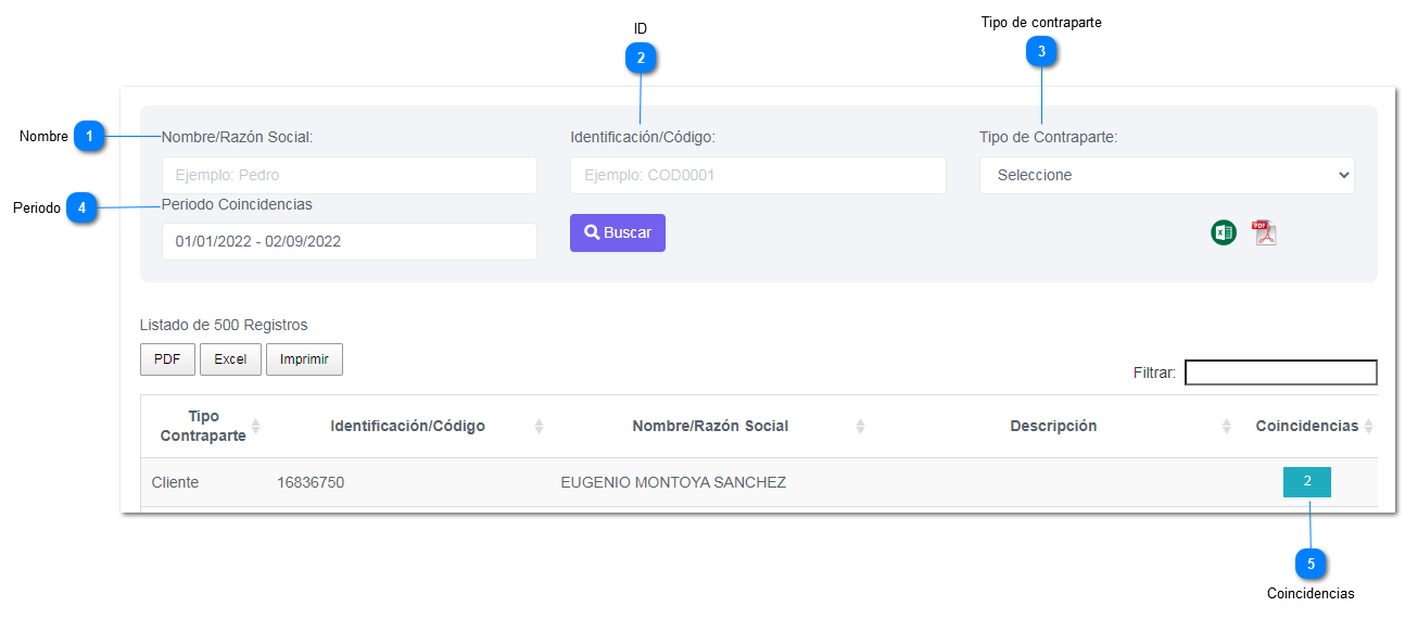 5-8.2. Consulta de Coincidencias