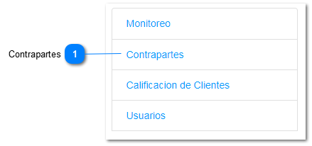6-13.2. Contrapartes