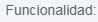 1. Funcionalidad
