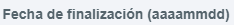 4. Finalización