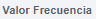 11. Valor Frecuencia