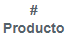 10. Numero producto