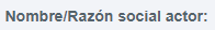 7. Nombre/Razón social